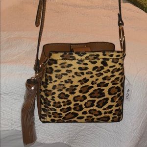 NWT Leopard Aldo Crossbody